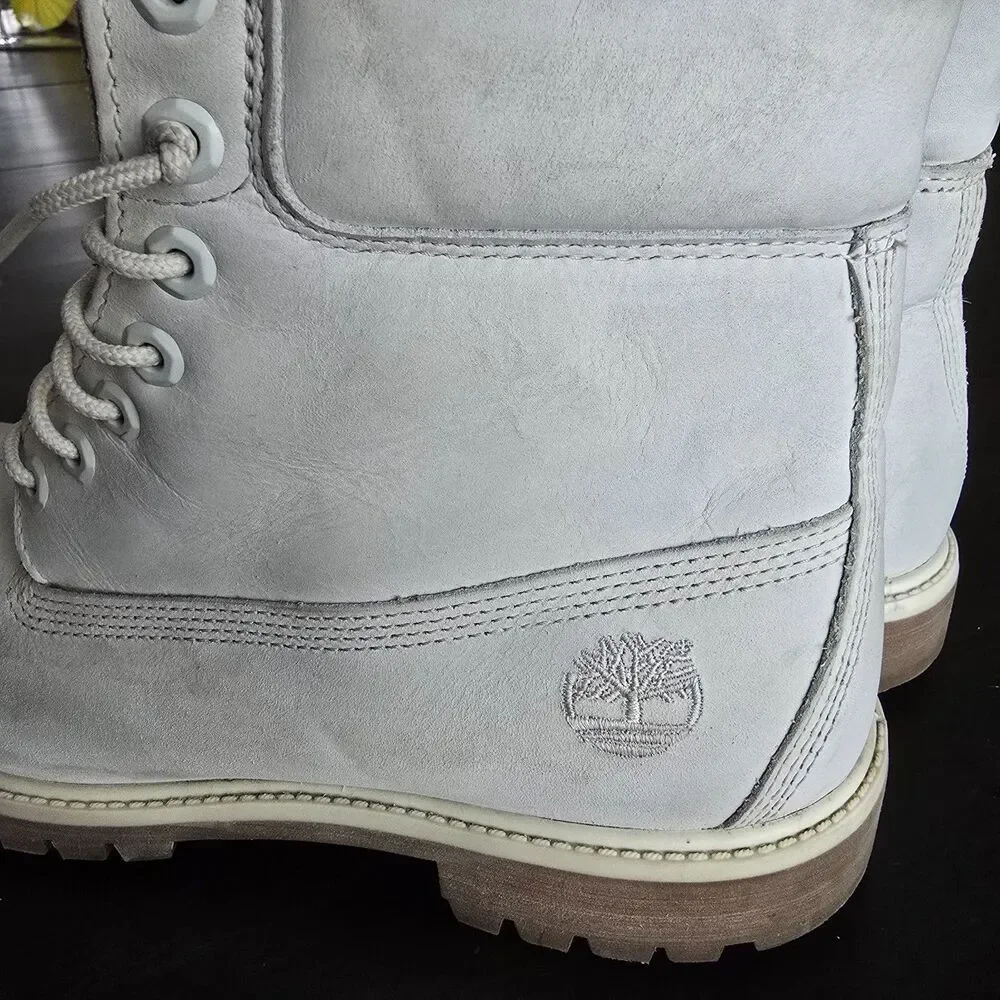 Mens Timberland Premium 6 inch Boots A180L Vapourous Grey Mens US 11